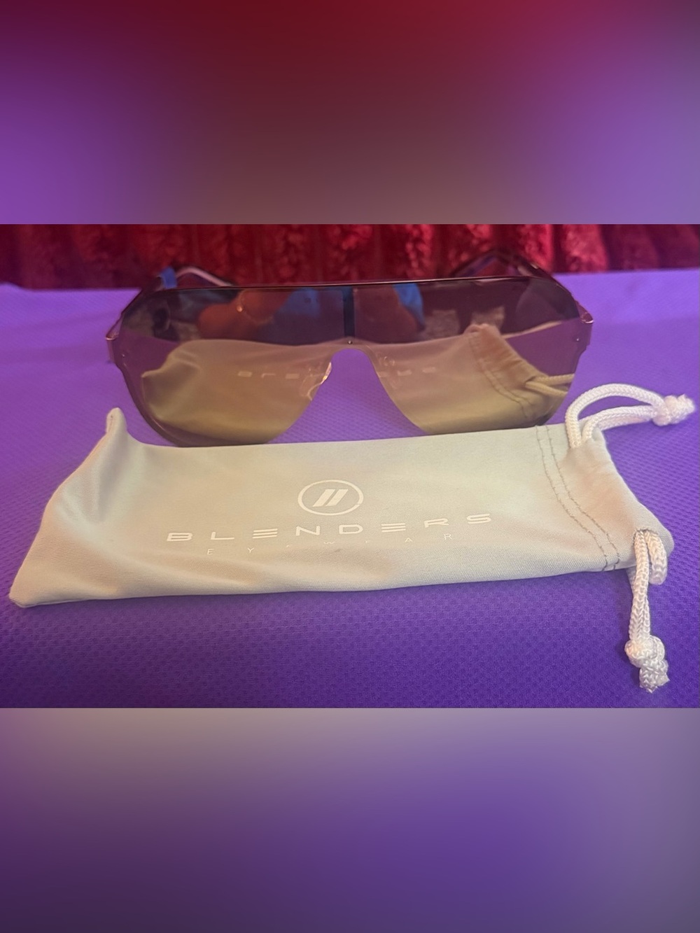 🕶️ Blenders Eyewear Men’s Shield Sunglasses in Brown Gradient